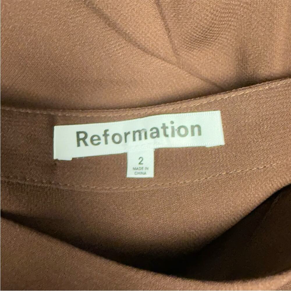 Reformation Skirt Brown - Picture 6 of 7